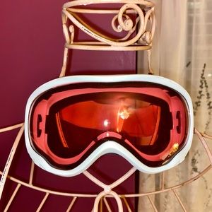 Pink Snowledge Ski Goggles